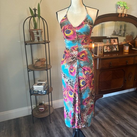 Need Some Fun Printed Midi Dress - Picture 3 of 5